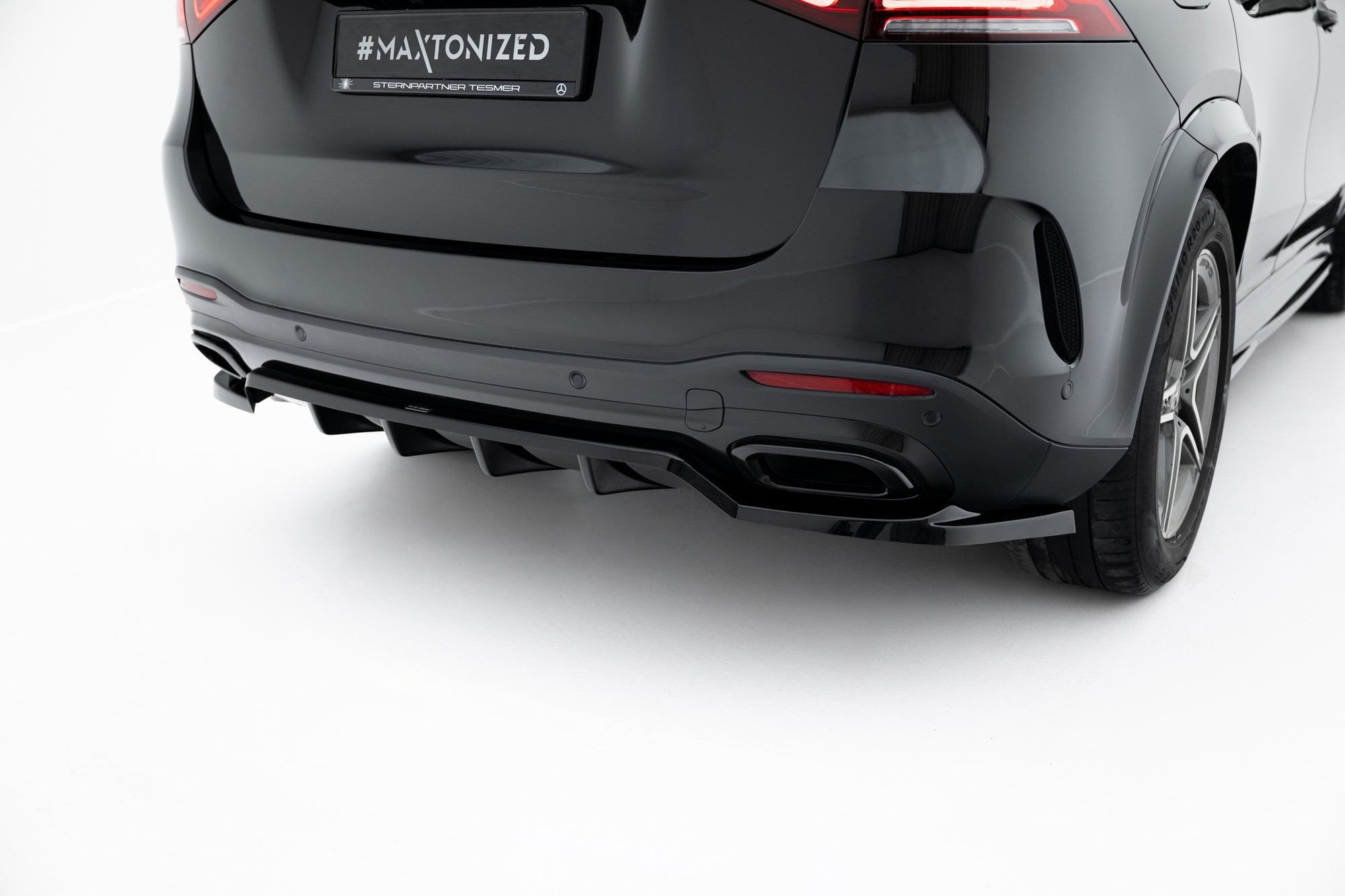 Maxton Design Splitter trasero (With Vertical Bars) para Mercedes-Benz GLE SUV AMG-Line W167 / W167 Facelift - imagen 6