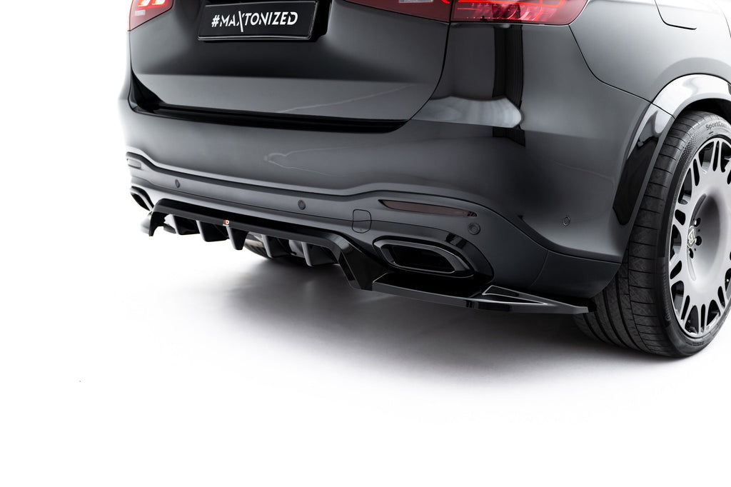 Maxton Design Arriere Splitter (Avec Une Barre Verticale) para Mercedes-Benz GLS AMG-Line X167 Facelift - imagen 2