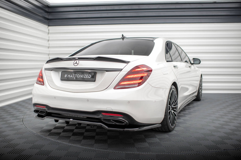 Maxton Design Splitter trasero (With Vertical Bars) para Mercedes-Benz S AMG-Line W222 Facelift - imagen 1