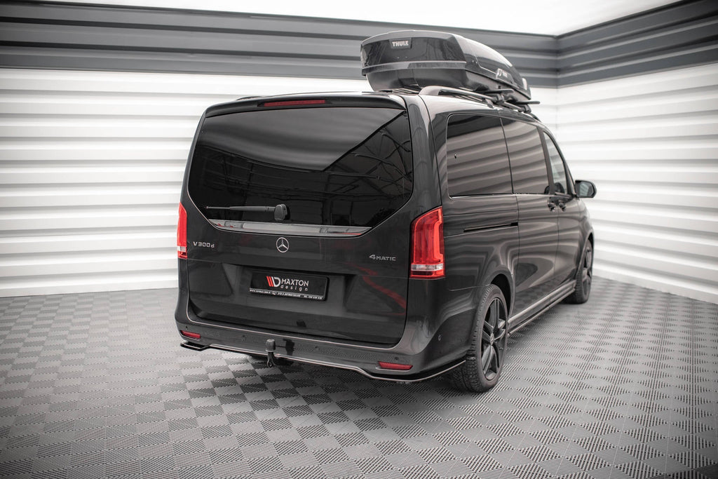 Maxton Design Splitter trasero (With Vertical Bars) para Mercedes-Benz V-Class AMG-Line W447 Facelift - imagen 2