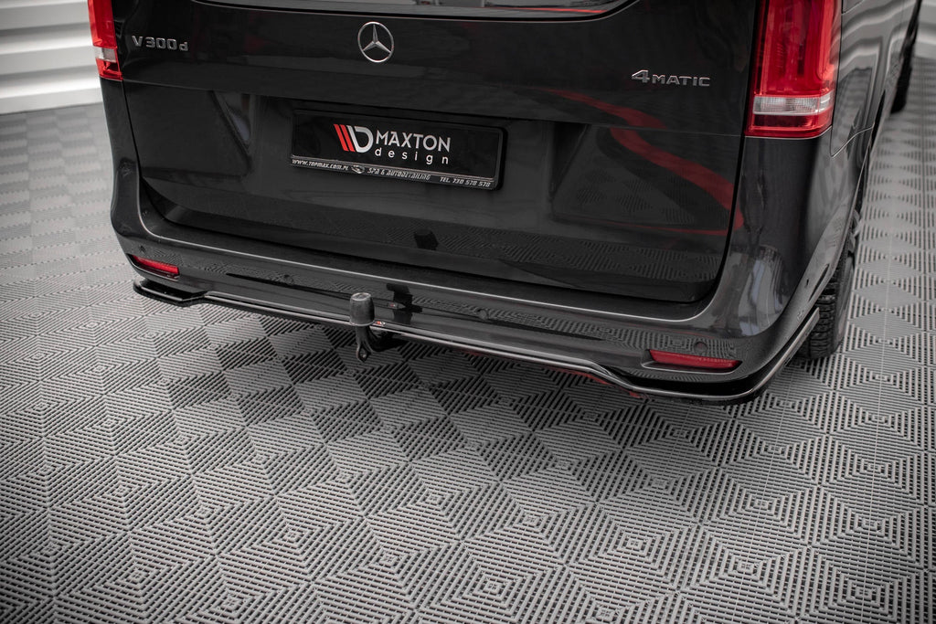Maxton Design Splitter trasero (With Vertical Bars) para Mercedes-Benz V-Class AMG-Line W447 Facelift - imagen 1