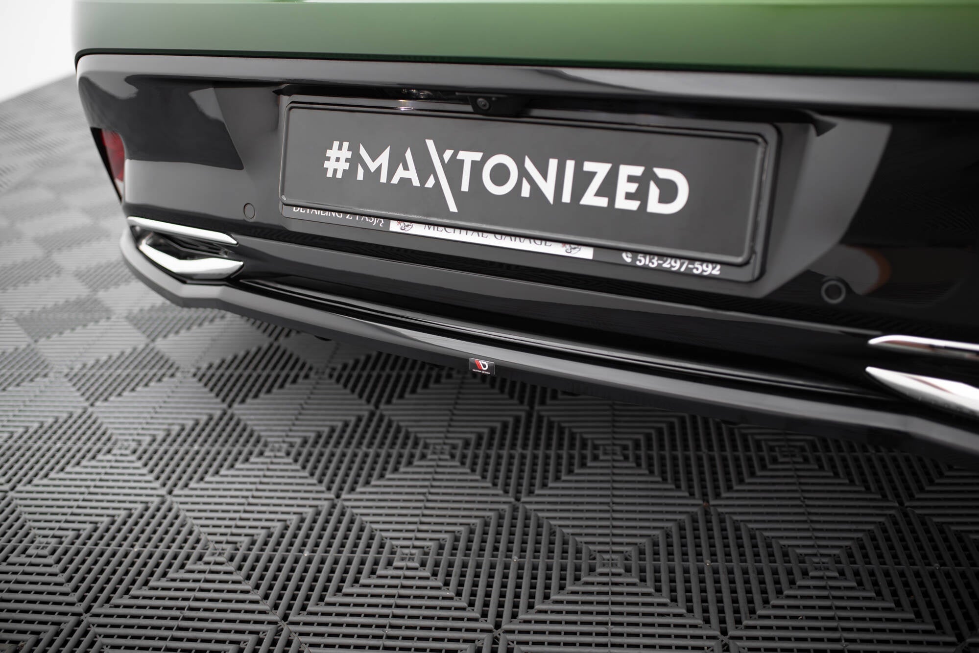 Maxton Design Splitter trasero (With Vertical Bars) para Peugeot 308 GT Hatchback Mk3 - imagen 5