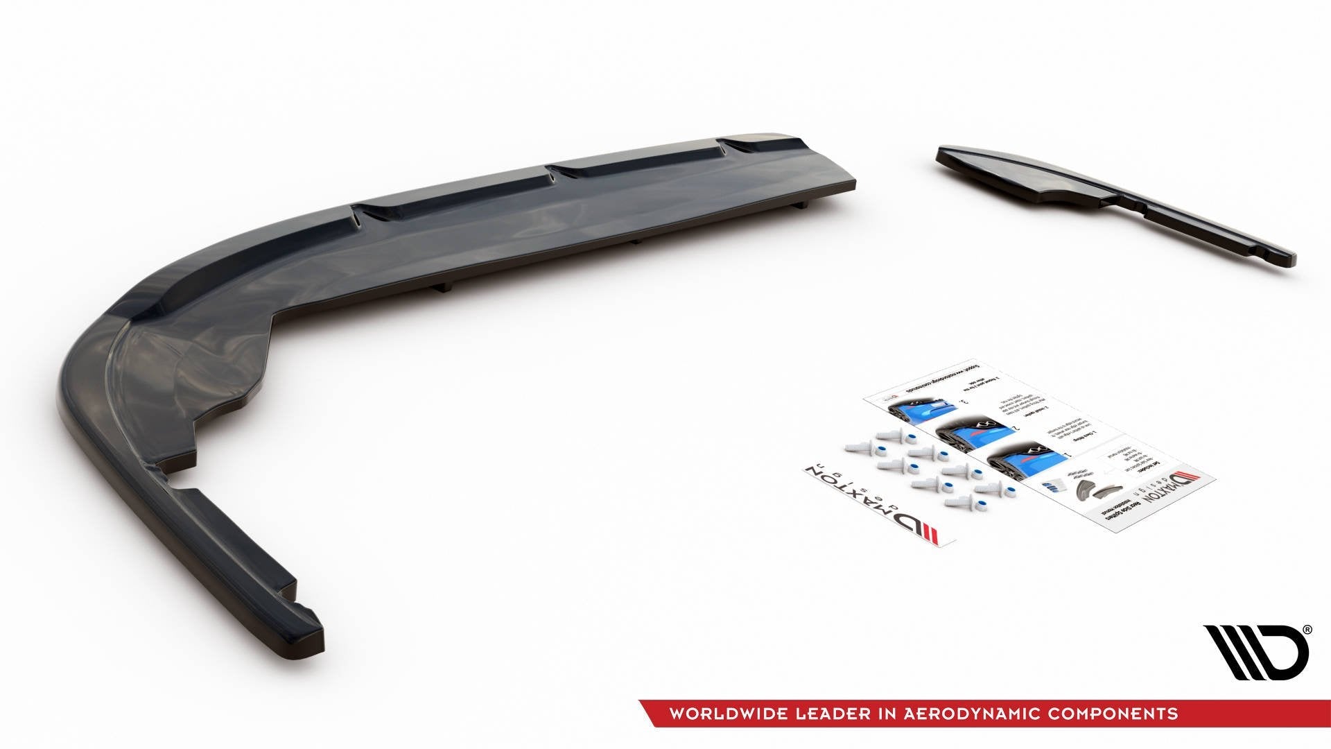 Maxton Design Splitter trasero (With Vertical Bars) para Peugeot 508 Diesel Mk2 - imagen 3