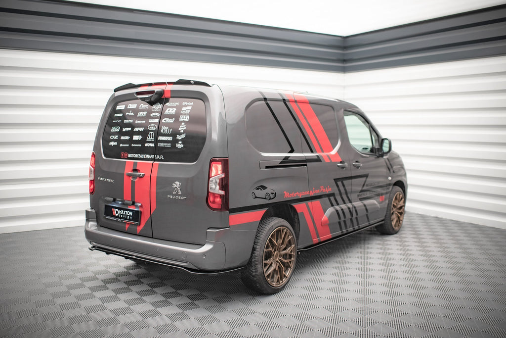 Maxton Design Splitter trasero (With Vertical Bars) para Peugeot Partner Long Mk3 - imagen 1