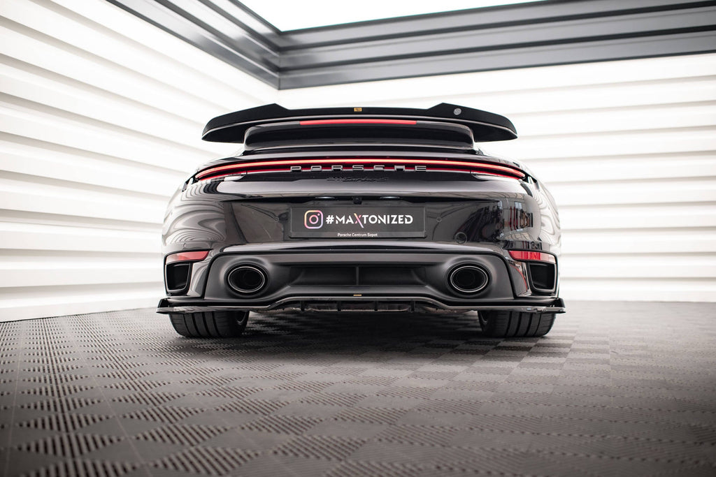 Maxton Design Splitter trasero (With Vertical Bars) para Porsche 911 Turbo S 992 - imagen 2