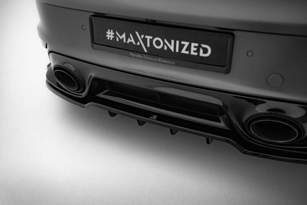 Maxton Design Splitter trasero (With Vertical Bars) para Porsche 911 Turbo S Sport Package 992 - imagen 3