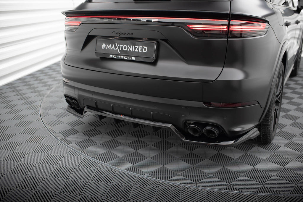 Maxton Design Splitter trasero (With Vertical Bars) para Porsche Cayenne Sport Design SUV / Coupe Mk3 - imagen 1
