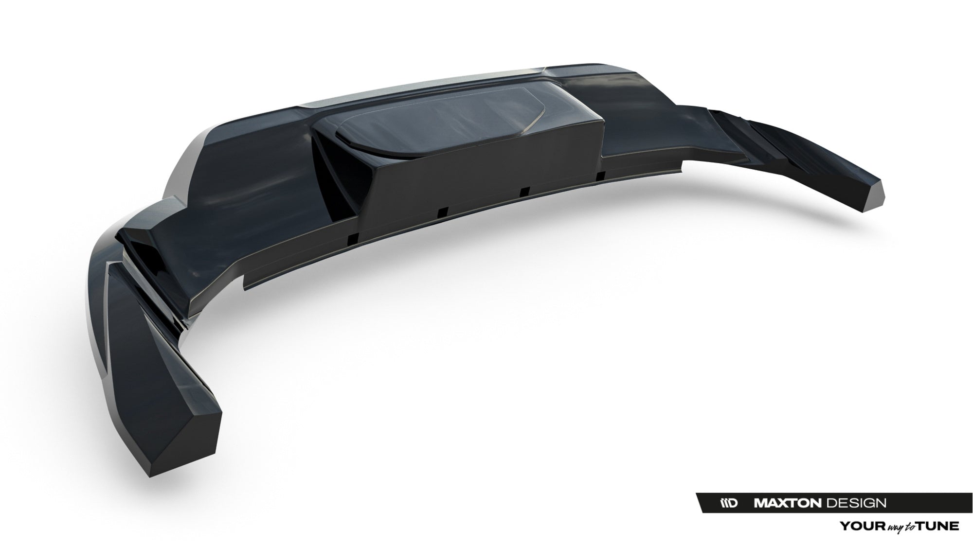 Maxton Design Splitter trasero (With Vertical Bars) para Porsche Macan EV Mk1 - imagen 8