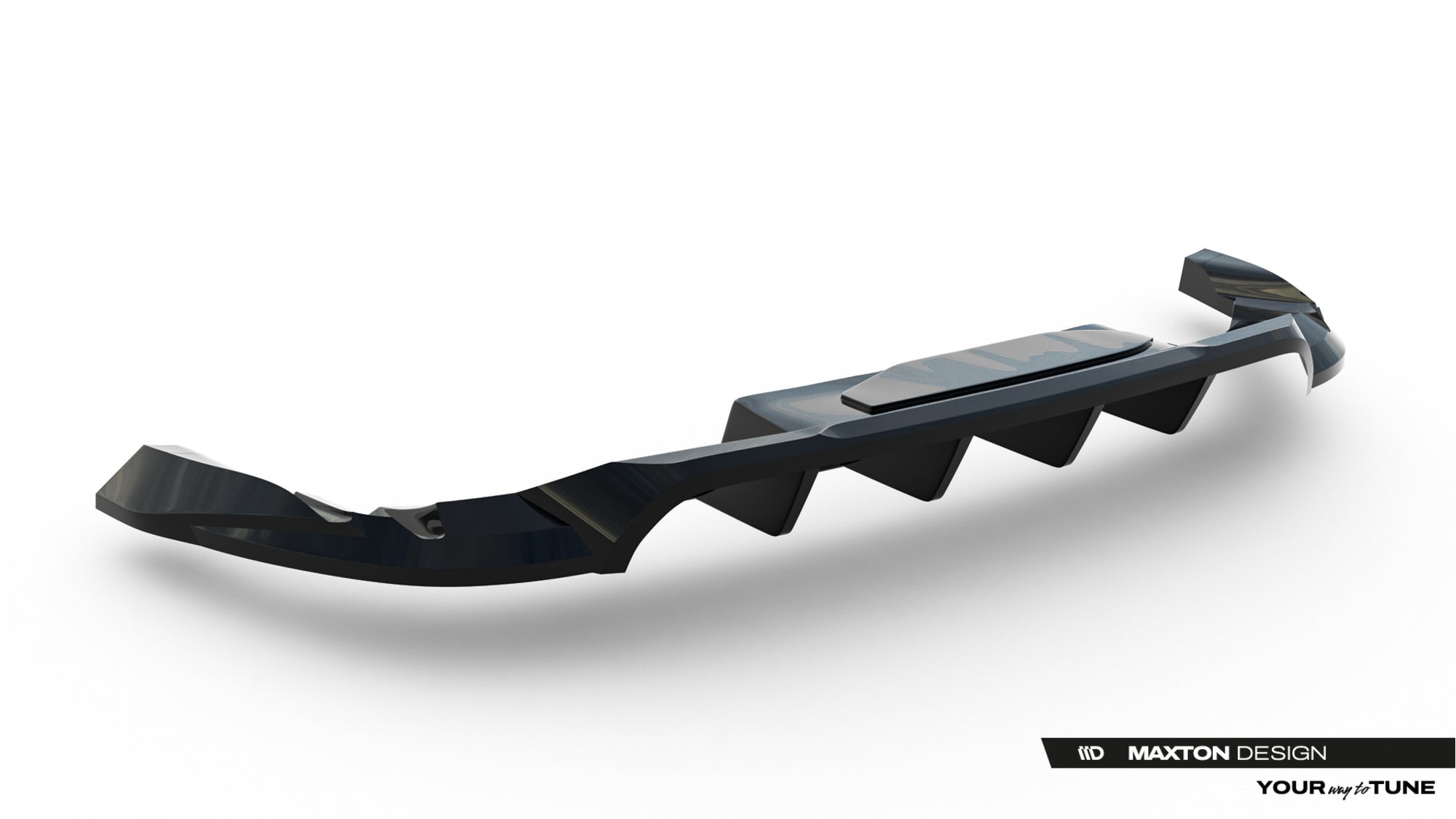 Maxton Design Splitter trasero (With Vertical Bars) para Porsche Macan EV Mk1 - imagen 7