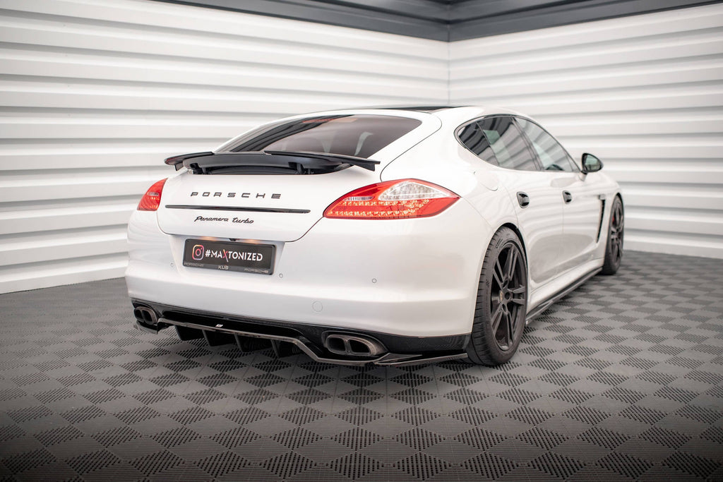Maxton Design Splitter trasero (With Vertical Bars) para Porsche Panamera Turbo 970 - imagen 2