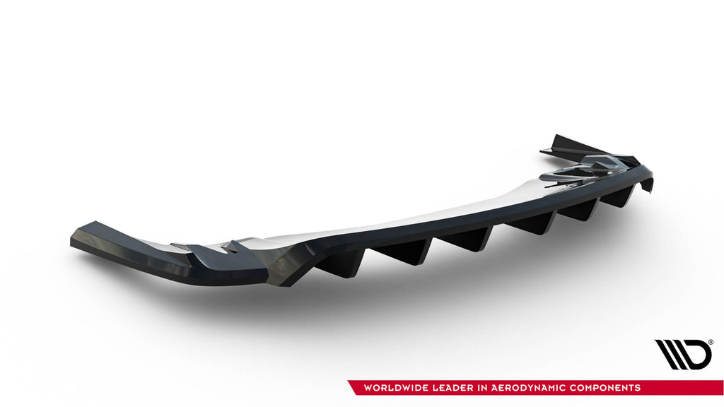 Maxton Design Splitter trasero (With Vertical Bars) para Porsche Taycan Turbo S Mk1 - imagen 5