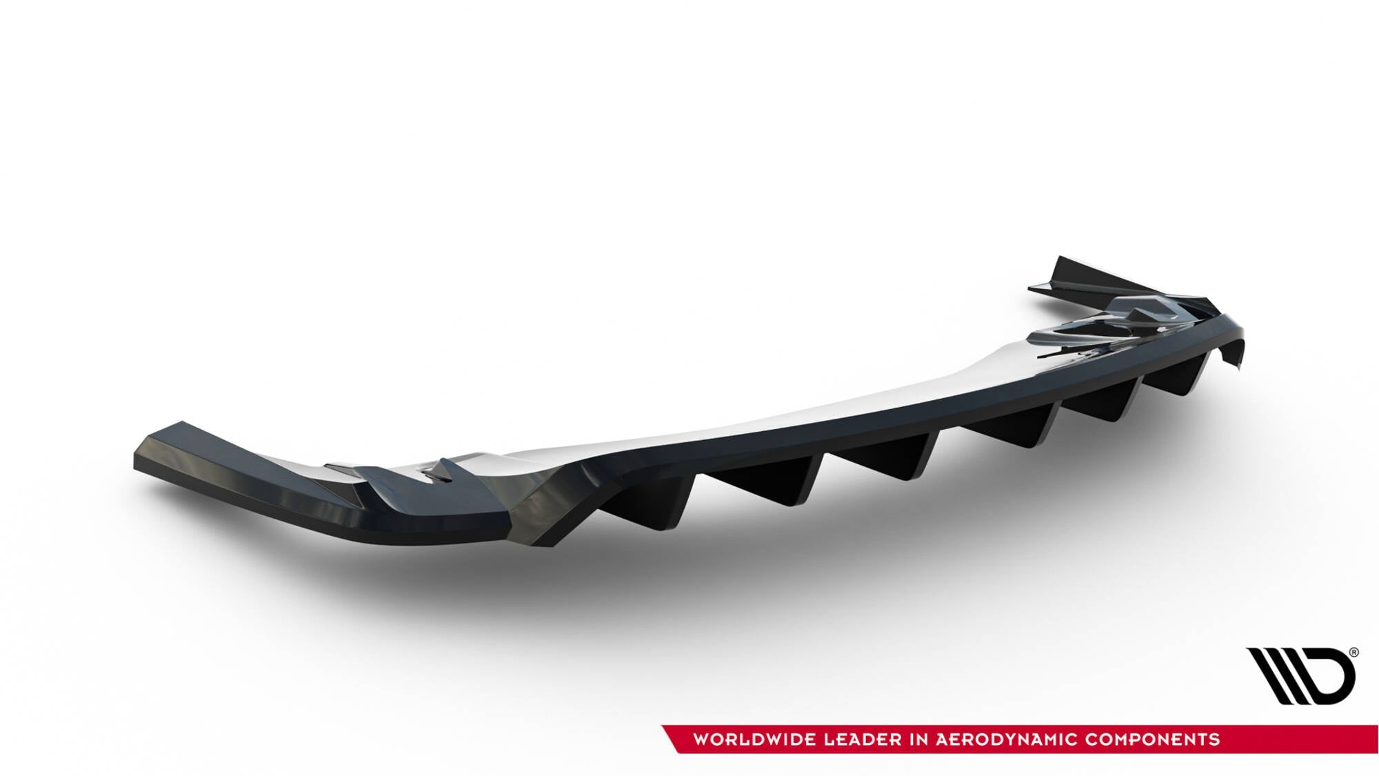 Maxton Design Splitter trasero (With Vertical Bars) para Porsche Taycan Turbo S Mk1 - imagen 5