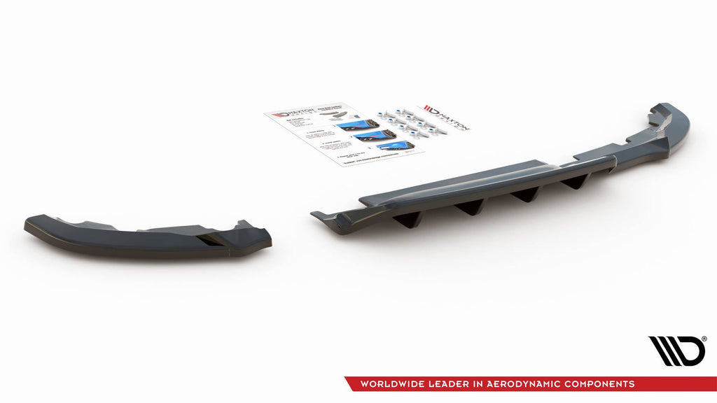 Maxton Design Splitter trasero (With Vertical Bars) para Renault Clio Mk5 - imagen 4