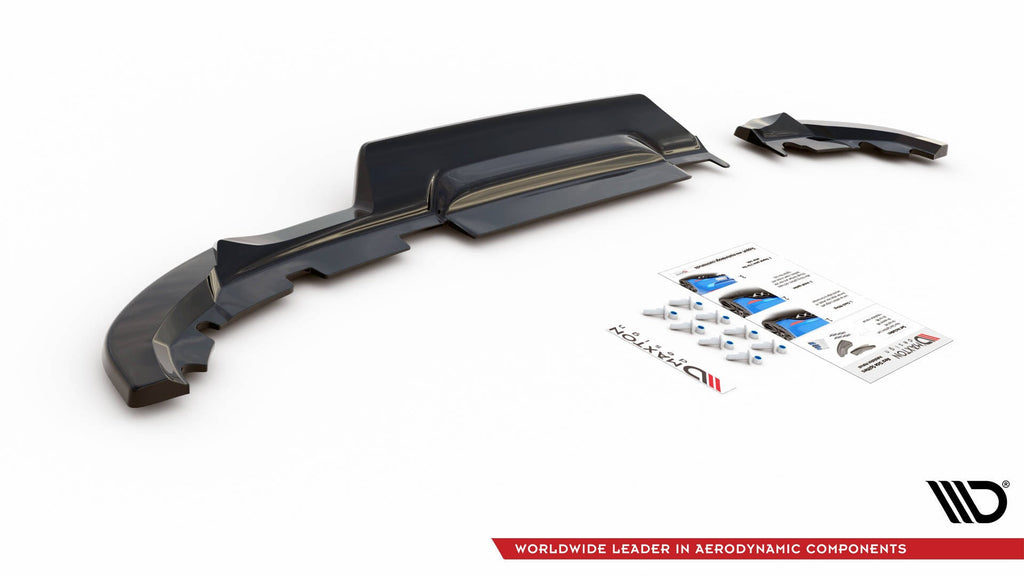 Maxton Design Splitter trasero (With Vertical Bars) para Renault Clio Mk5 - imagen 5