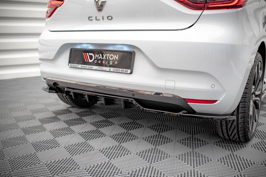 Maxton Design Splitter trasero (With Vertical Bars) para Renault Clio Mk5 - imagen 1