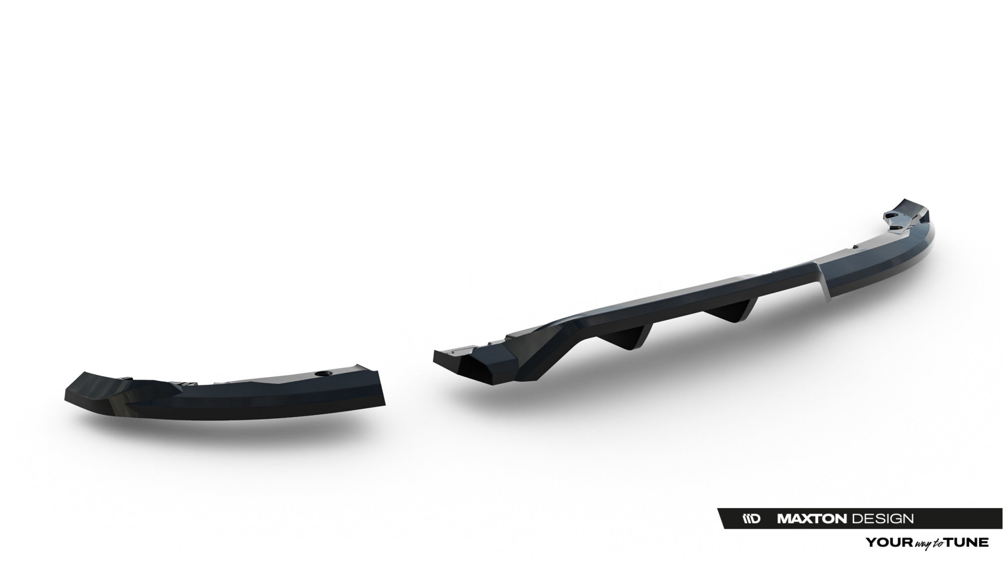 Maxton Design Splitter trasero (With Vertical Bars) para Renault Clio Mk5 Facelift - imagen 5