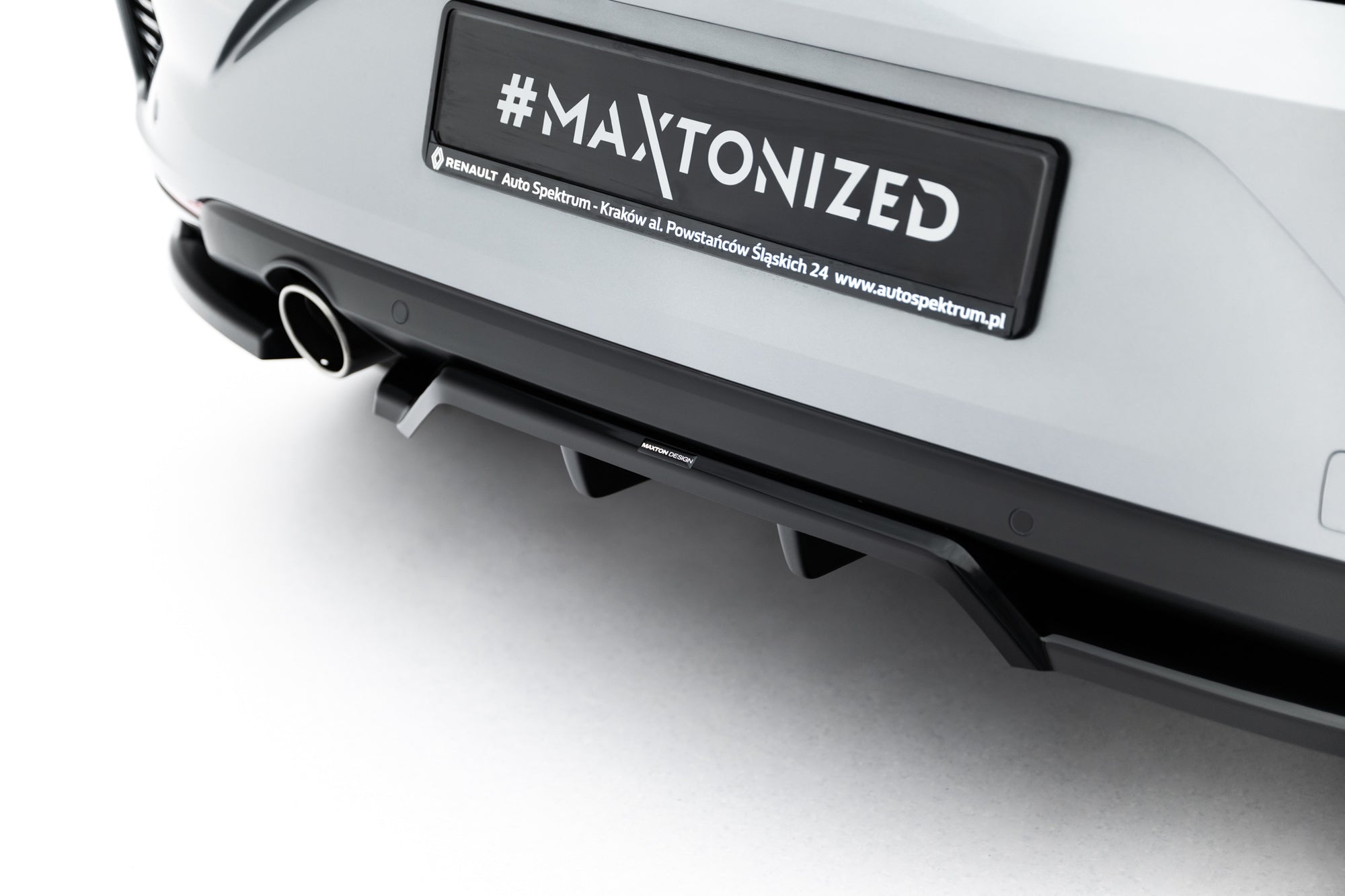 Maxton Design Splitter trasero (With Vertical Bars) para Renault Clio Mk5 Facelift - imagen 3