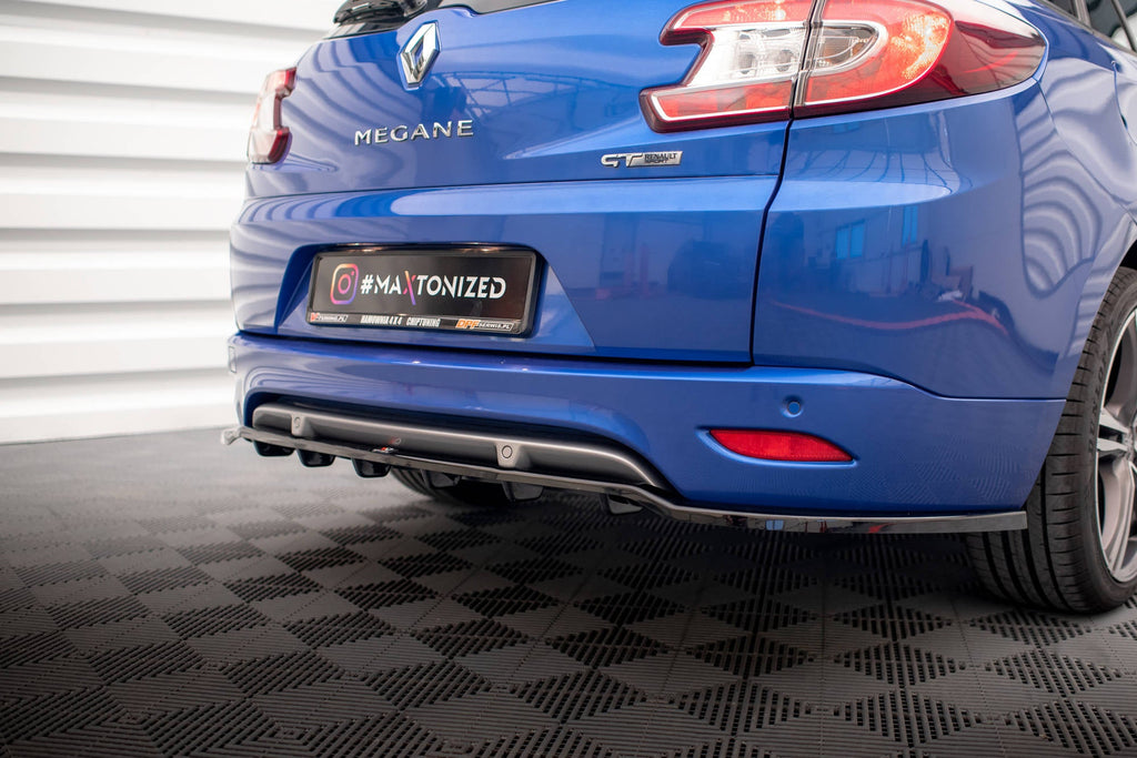 Maxton Design Splitter trasero (With Vertical Bars) para Renault Megane GT Line Grandtour Mk3 Facelift - imagen 2