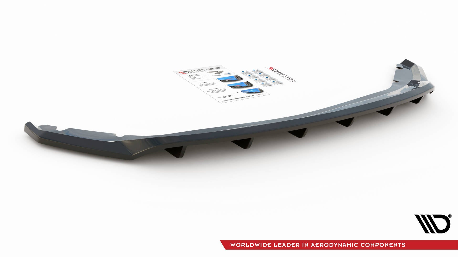Maxton Design Splitter trasero (With Vertical Bars) para Seat Leon Hatchback Mk3 - imagen 3
