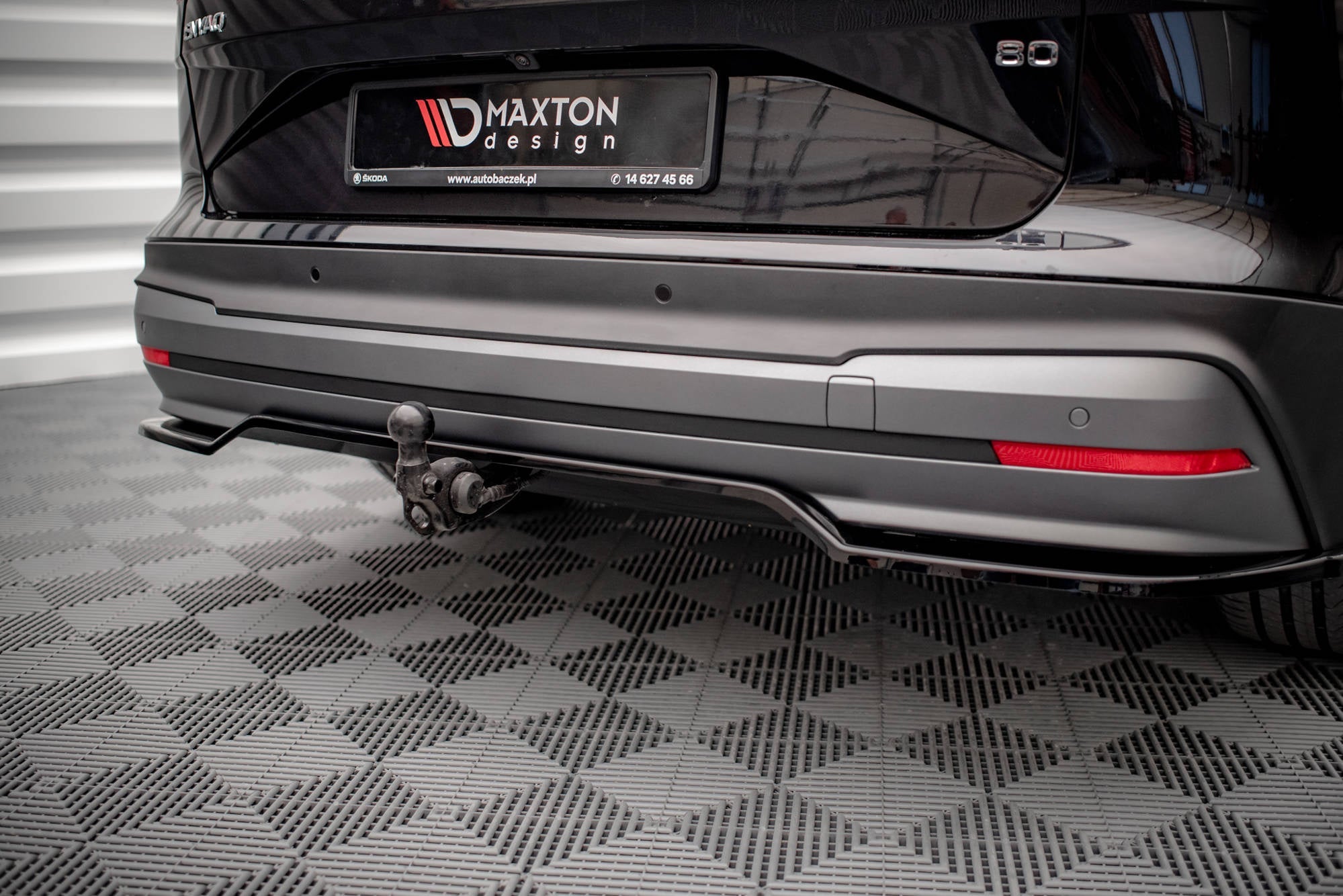 Maxton Design Splitter trasero (With Vertical Bars) para Skoda Enyaq iV - imagen 3