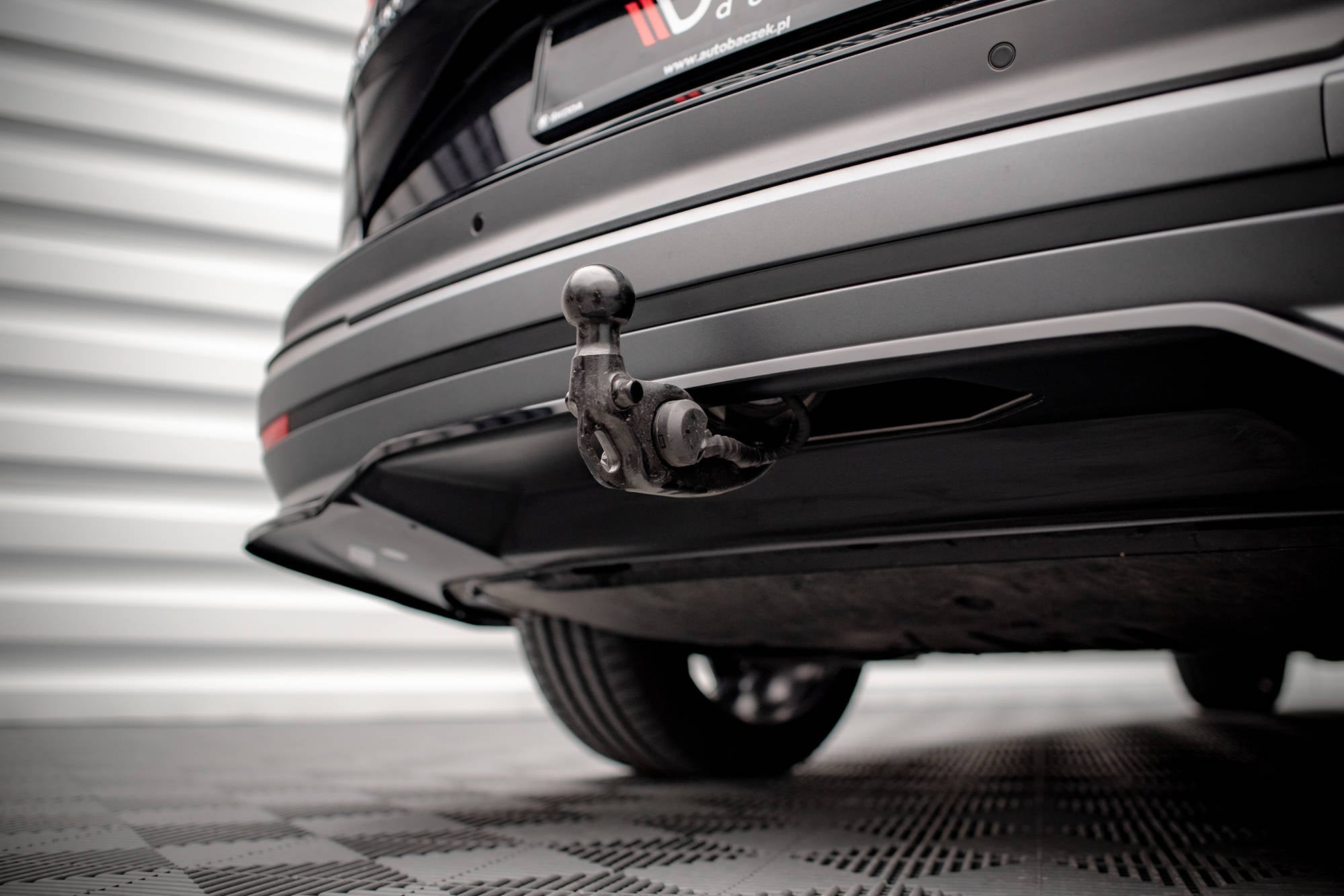 Maxton Design Splitter trasero (With Vertical Bars) para Skoda Enyaq iV - imagen 2