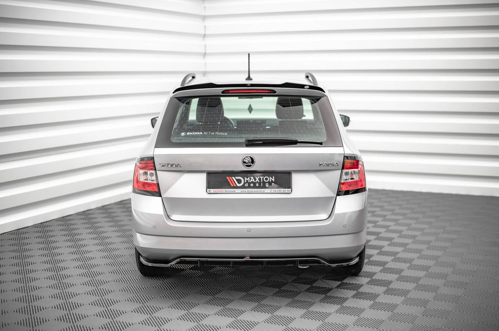 Maxton Design Splitter trasero (With Vertical Bars) para Skoda Fabia Combi Mk3 - imagen 1