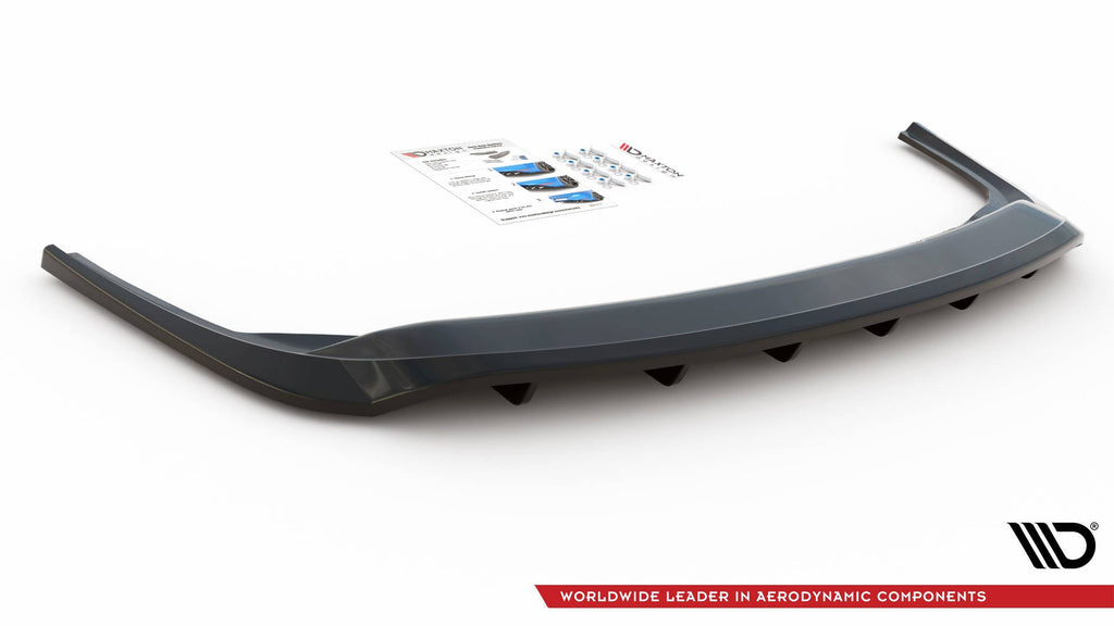 Maxton Design Splitter trasero (With Vertical Bars) para Skoda Fabia Combi Mk3 Facelift - imagen 4