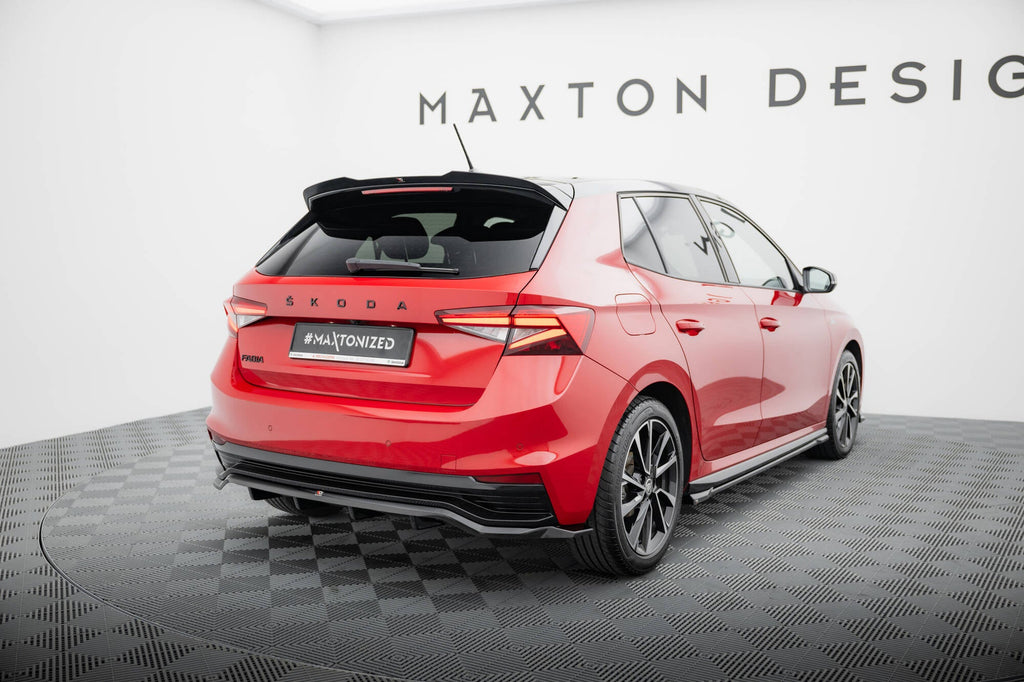 Maxton Design Splitter trasero (With Vertical Bars) para Skoda Fabia Monte Carlo Mk4 - imagen 1
