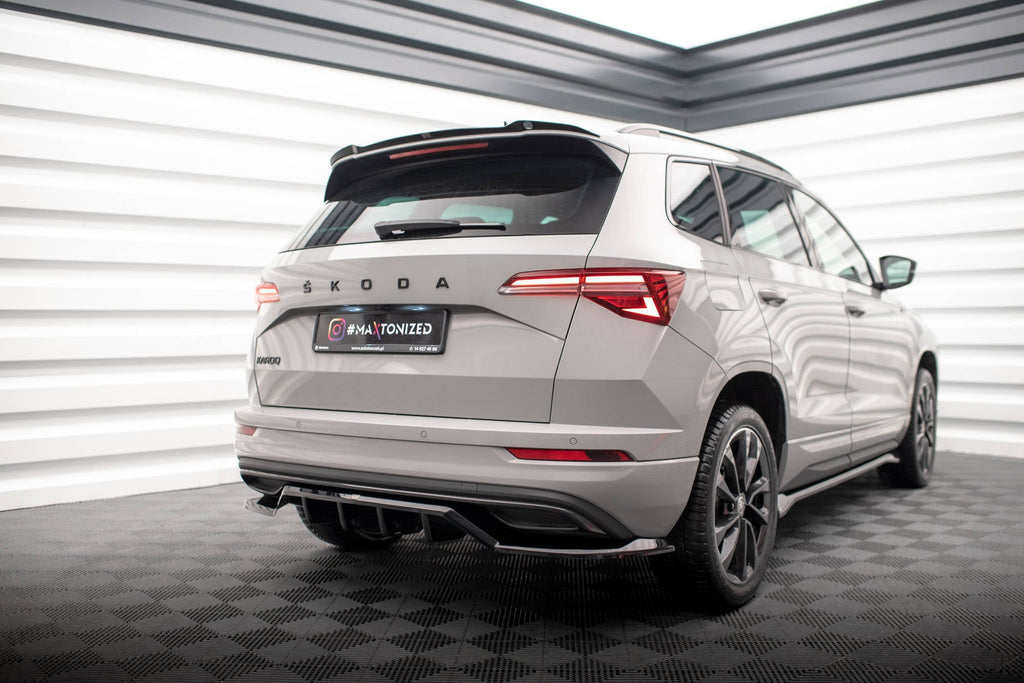 Maxton Design Splitter trasero (With Vertical Bars) para Skoda Karoq Sportline Mk1 Facelift - imagen 1