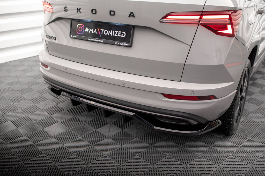 Maxton Design Splitter trasero (With Vertical Bars) para Skoda Karoq Sportline Mk1 Facelift - imagen 2