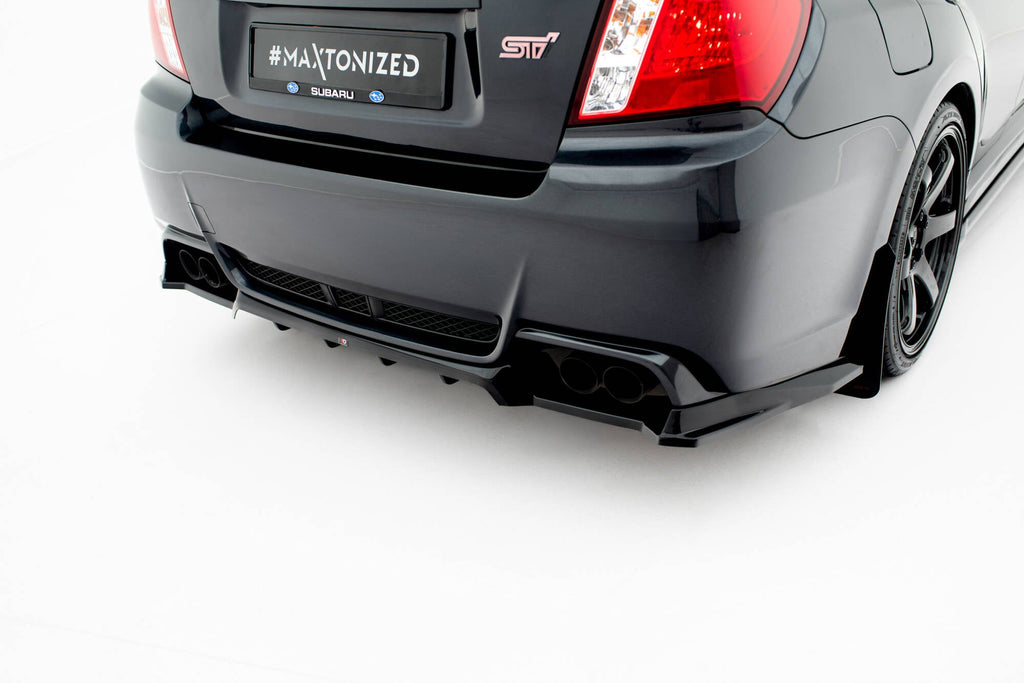 Maxton Design Splitter trasero (With Vertical Bars) para Subaru Impreza WRX STI Mk3 Facelift - imagen 2