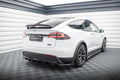 Maxton Design Splitter trasero (With Vertical Bars) para Tesla Model X Mk1 Facelift - imagen 1