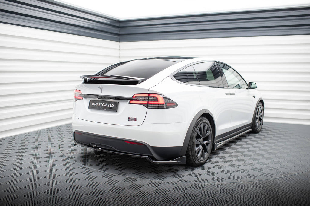 Maxton Design Splitter trasero (With Vertical Bars) para Tesla Model X Mk1 Facelift - imagen 2