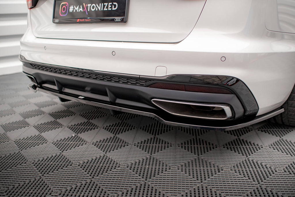 Maxton Design Splitter trasero (With Vertical Bars) V.1 para Audi A4 S-Line B9 Facelift - imagen 4