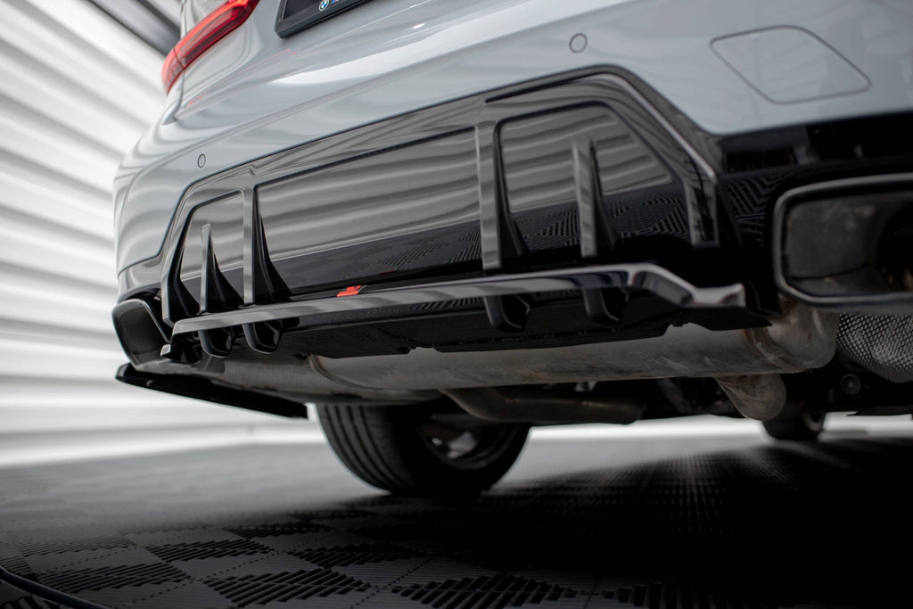 Maxton Design Splitter trasero (With Vertical Bars) V.1 para BMW M340i G20 / G21 Facelift - imagen 2