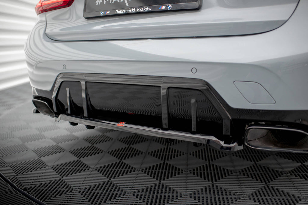 Maxton Design Splitter trasero (With Vertical Bars) V.1 para BMW M340i G20 / G21 Facelift - imagen 4