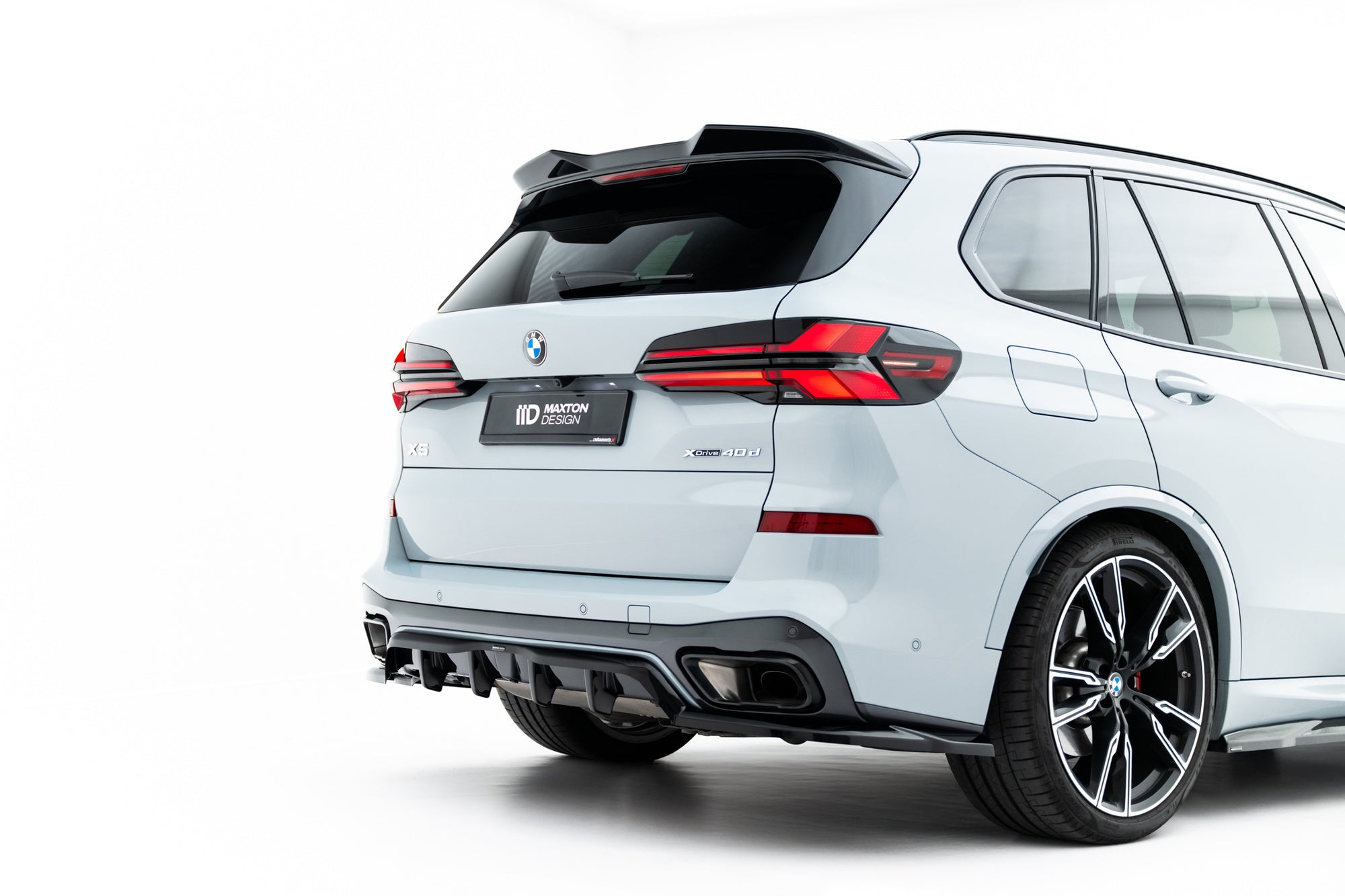 Maxton Design Splitter trasero (With Vertical Bars) V.1 para BMW X5 M-Pack G05 Facelift - imagen 2