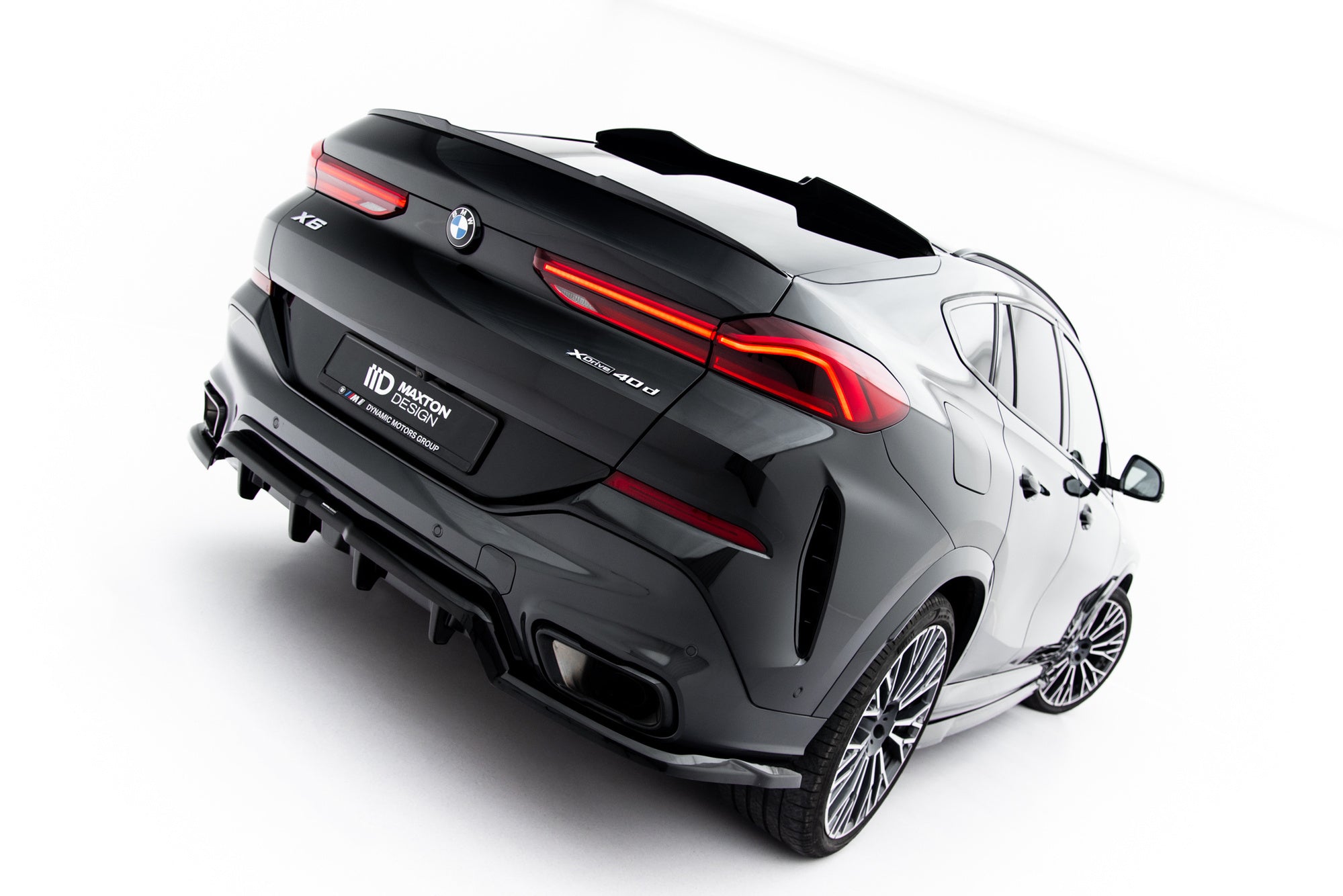 Maxton Design Splitter trasero (With Vertical Bars) V.1 para BMW X6 M-Pack G06 Facelift - imagen 5