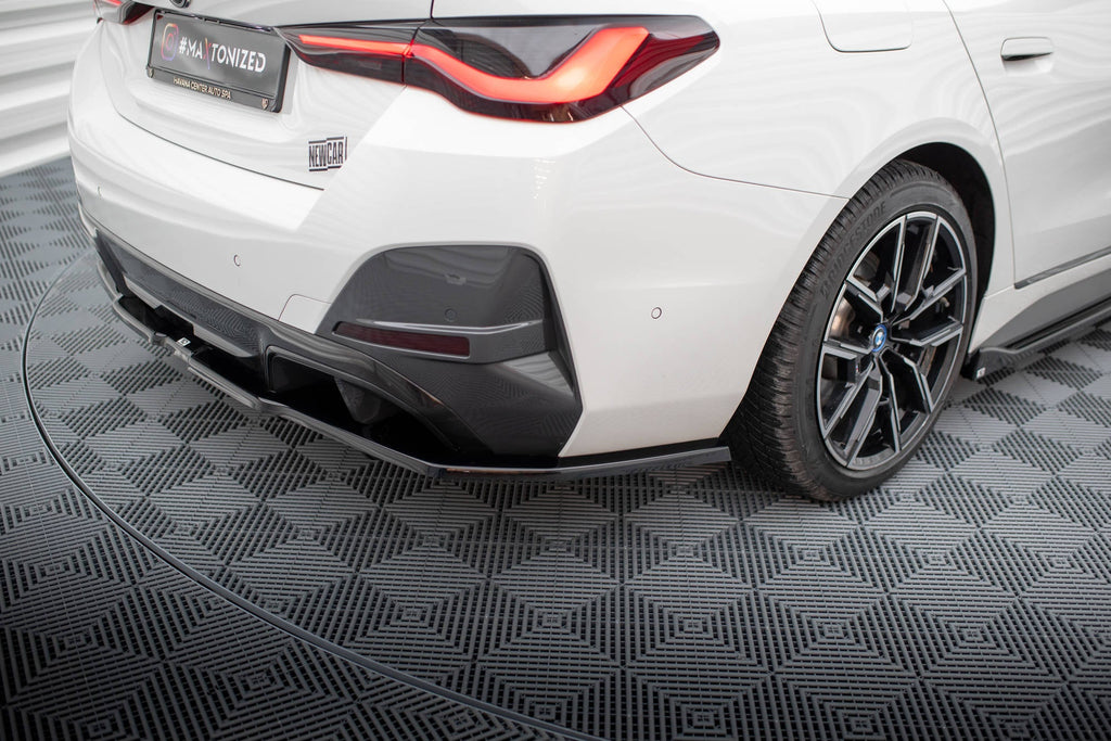 Maxton Design Splitter trasero (With Vertical Bars) V.1 para BMW i4 M-Pack G26 - imagen 2