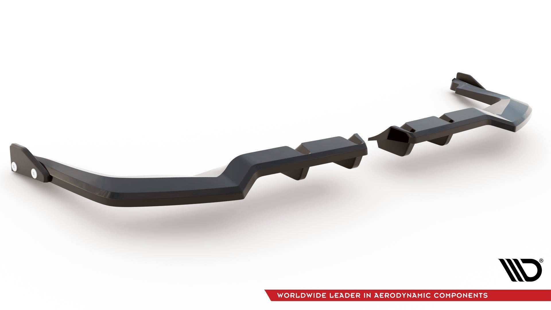 Maxton Design Splitter trasero (With Vertical Bars) V.1 + Flaps para Honda Civic Type-R Mk 11 - imagen 5