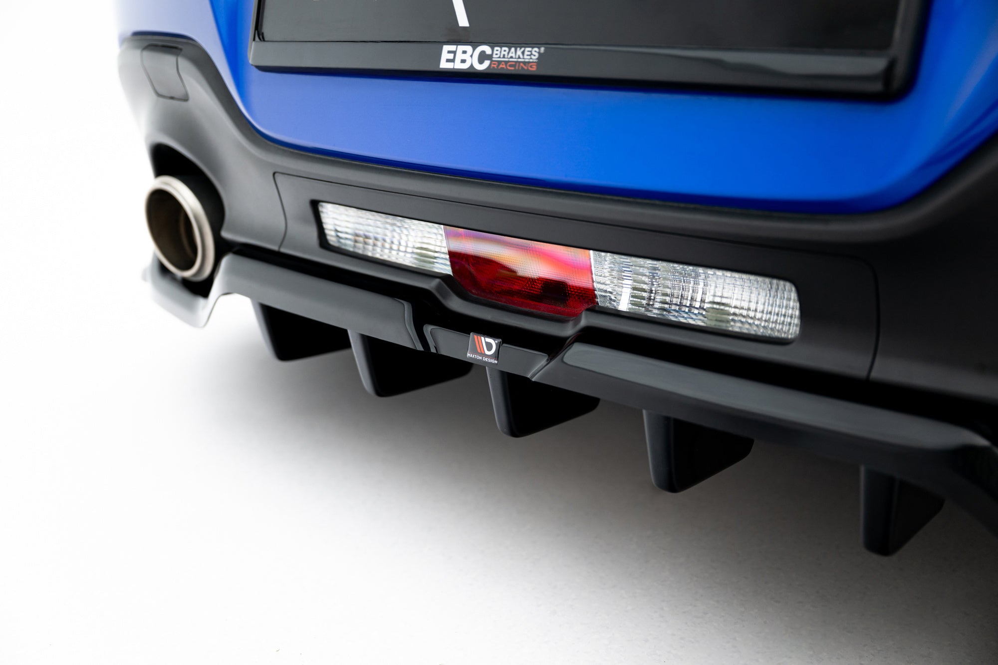 Maxton Design Splitter trasero (With Vertical Bars) V.1 + Flaps para Subaru BRZ Mk2 - imagen 2