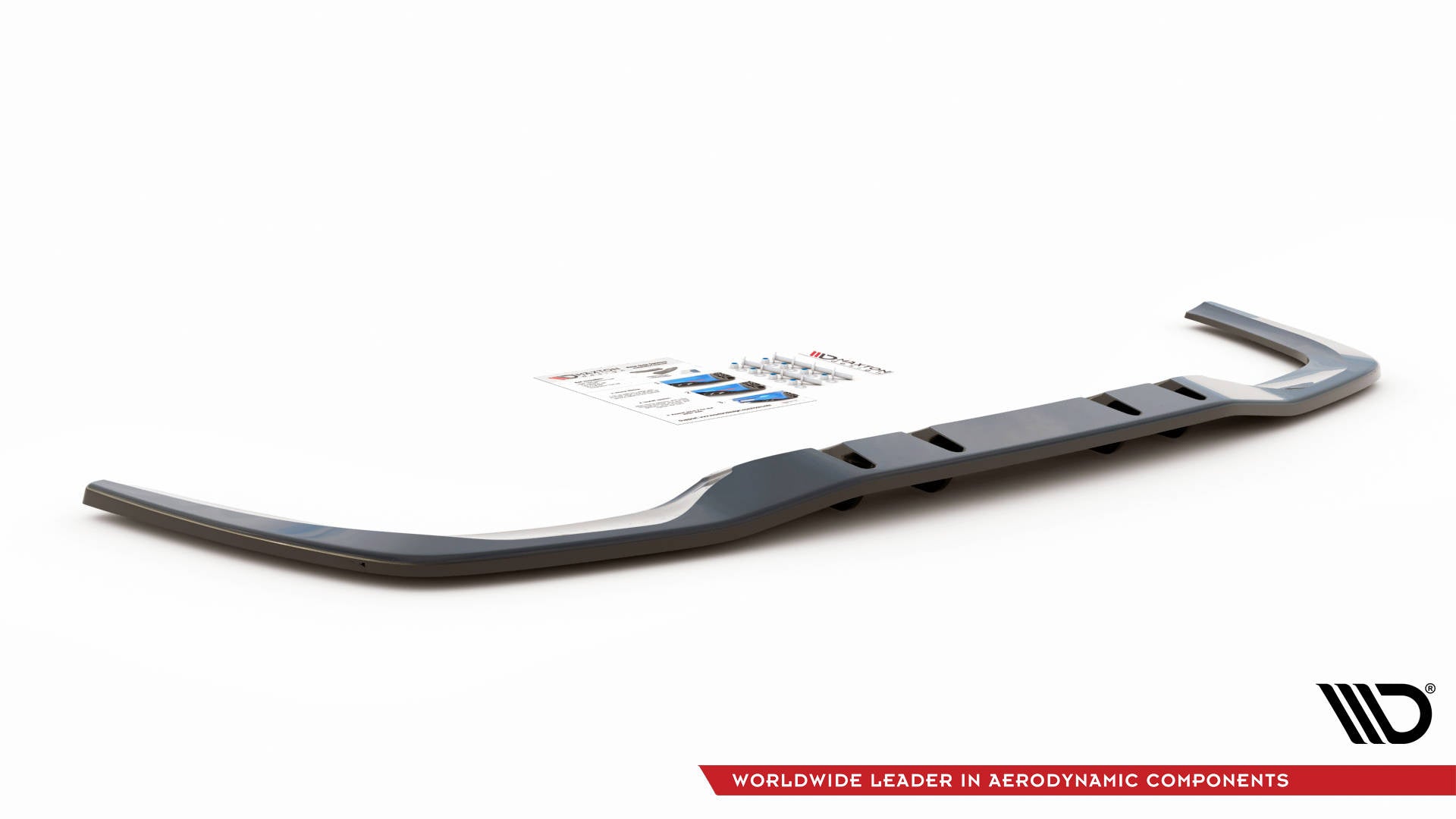 Maxton Design Splitter trasero (With Vertical Bars) V.1 para Mercedes A 35 AMG Sedan V177 - imagen 3