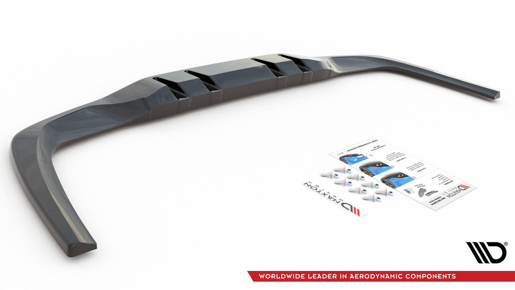 Maxton Design Splitter trasero (With Vertical Bars) V.1 para Mercedes A 35 AMG Sedan V177 - imagen 4