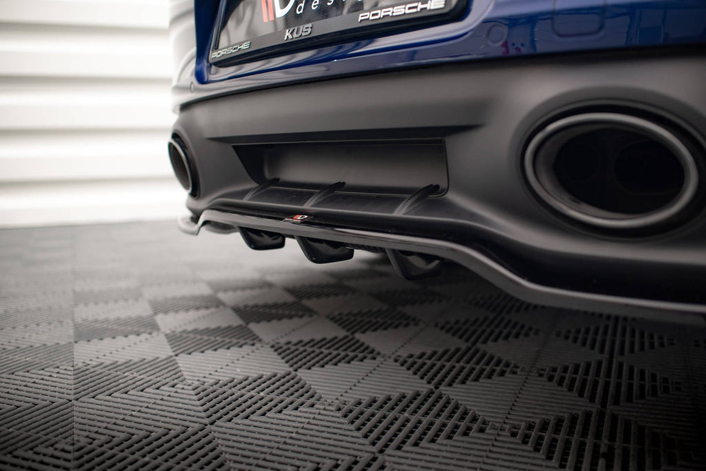Maxton Design Splitter trasero (With Vertical Bars) V.1 para Porsche 911 Carrera Aero / Carrera GTS 992 - imagen 2