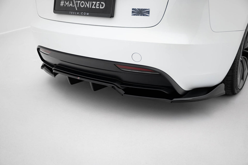 Maxton Design Splitter trasero (With Vertical Bars) V.1 para Tesla Model 3 Performance Mk1 Facelift - imagen 2