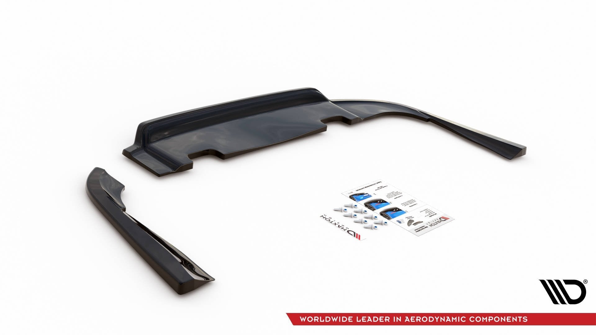 Maxton Design Splitter trasero (With Vertical Bars) V.1 para Volvo V90 Mk2 - imagen 4