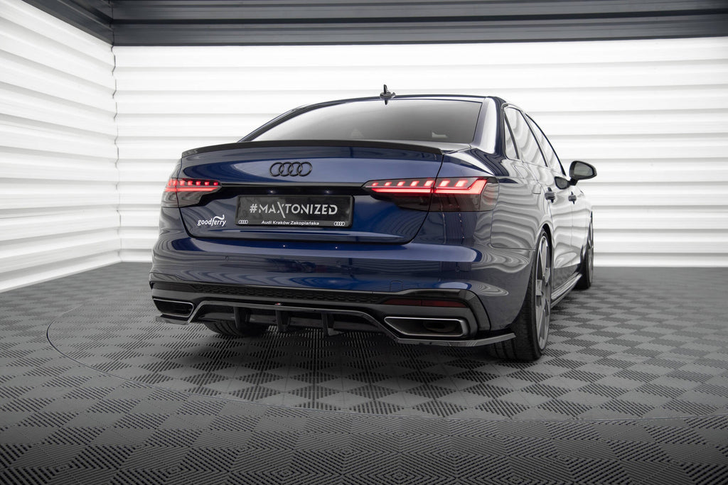 Maxton Design Splitter trasero (With Vertical Bars) V.2 para Audi A4 S-Line B9 Facelift - imagen 2