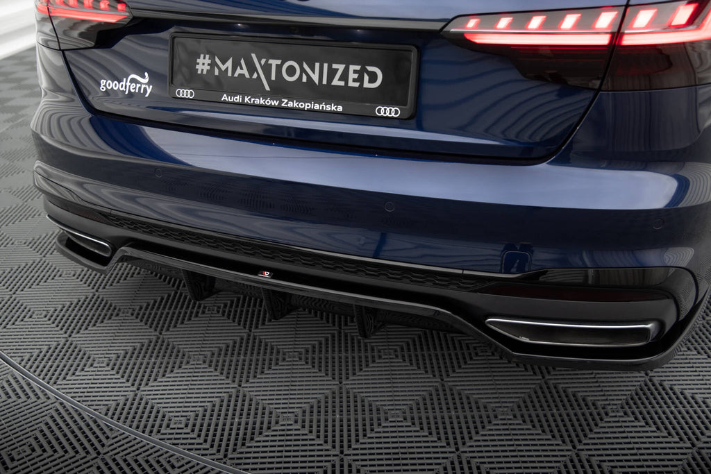 Maxton Design Splitter trasero (With Vertical Bars) V.2 para Audi A4 S-Line B9 Facelift - imagen 3