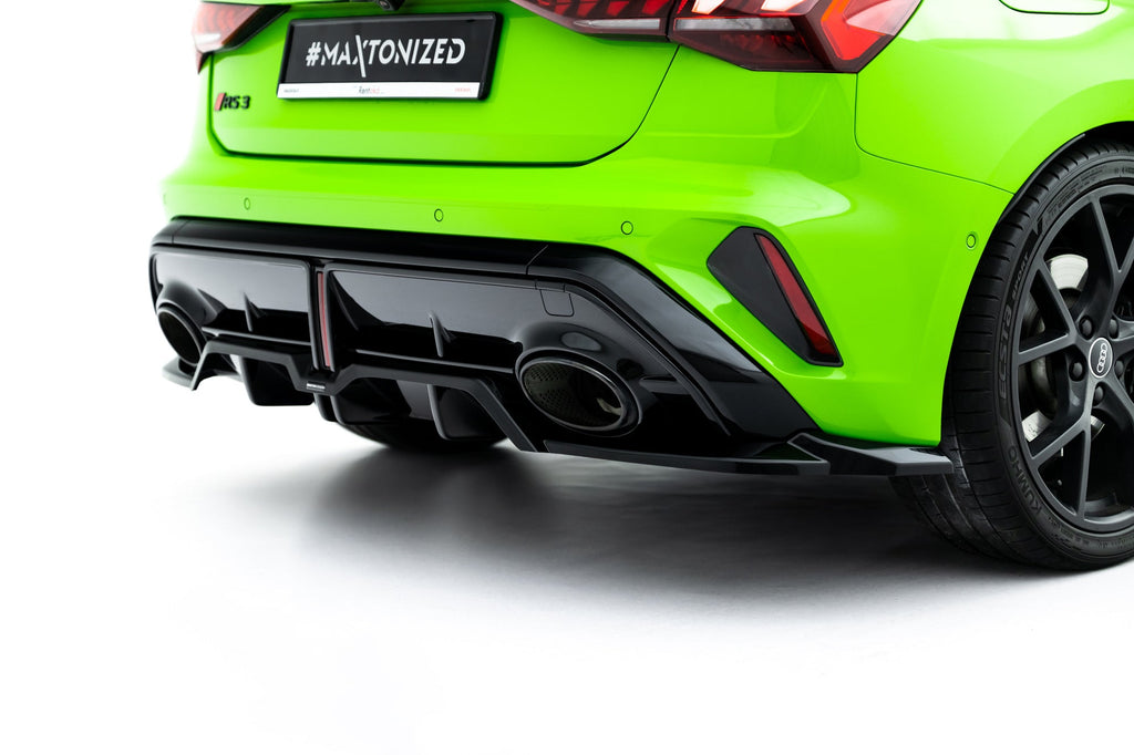 Maxton Design Splitter trasero (With Vertical Bars) V.2 para Audi RS3 Sportback 8Y Facelift - imagen 2