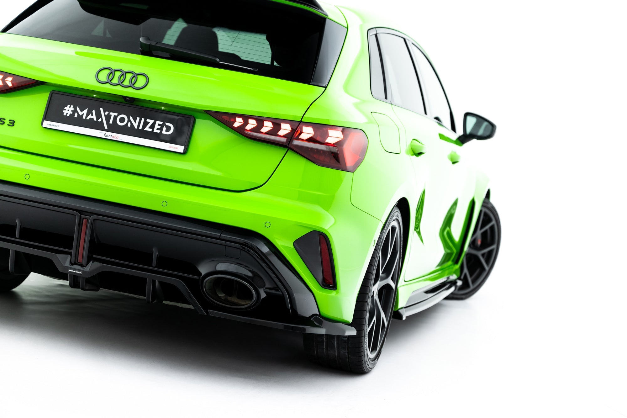 Maxton Design Splitter trasero (With Vertical Bars) V.2 para Audi RS3 Sportback 8Y Facelift - imagen 5